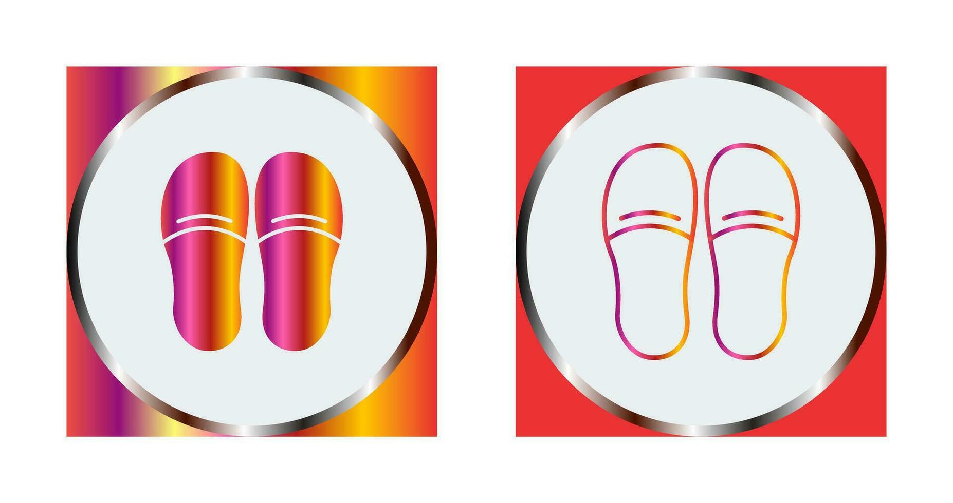 Slippers Vector Icon