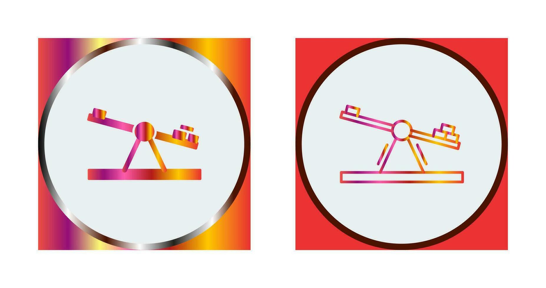 Seesaw Vector Icon