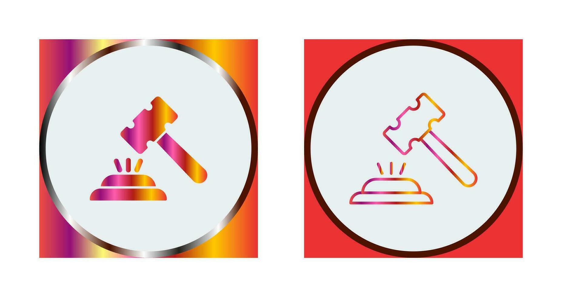 Gavel Vector Icon