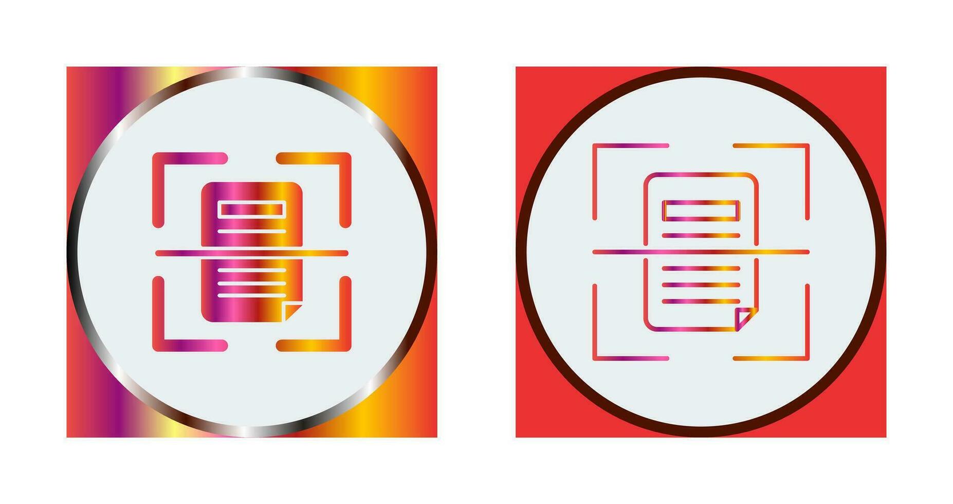 Scan Vector Icon