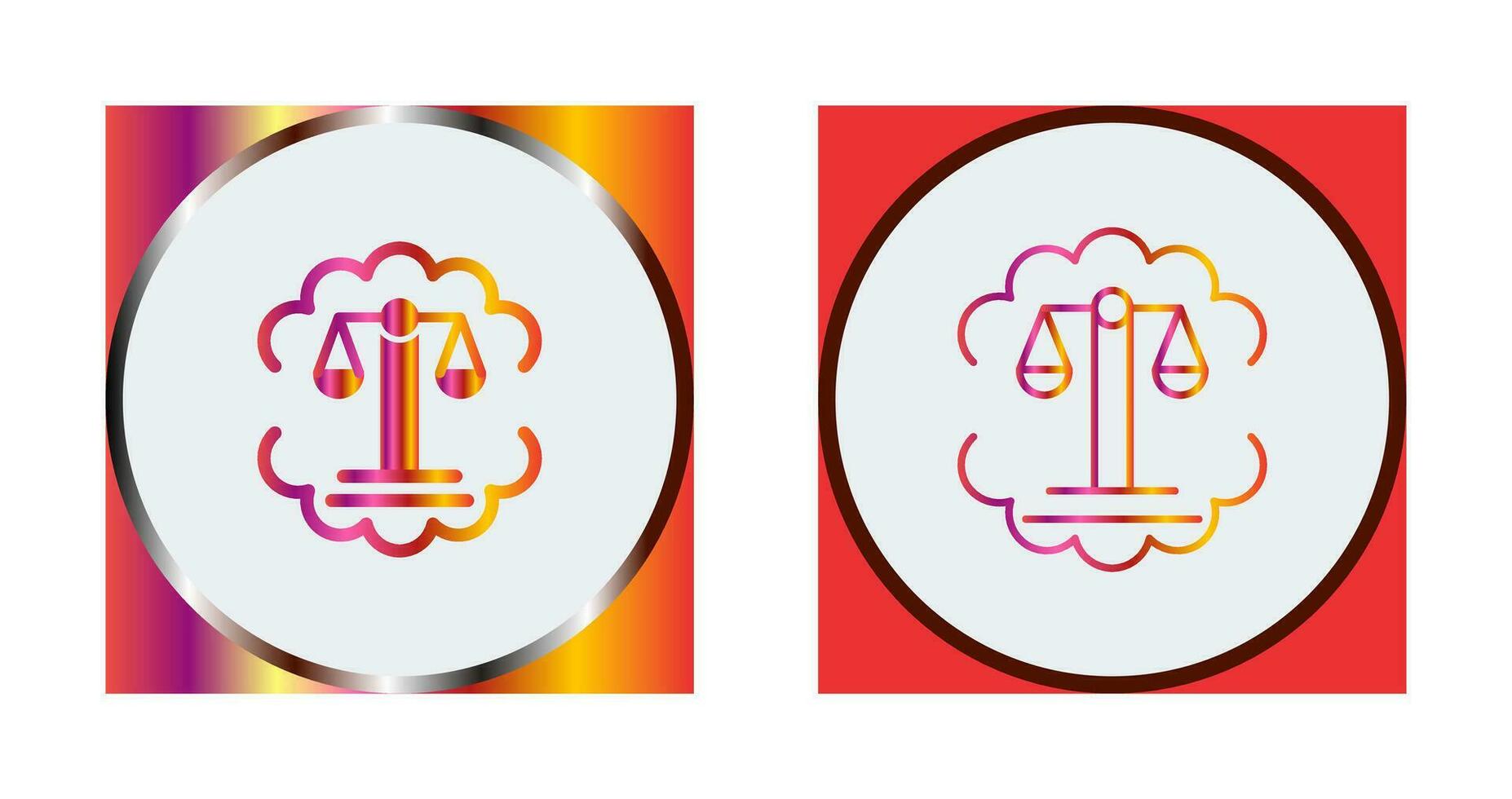 Justice Scale Vector Icon
