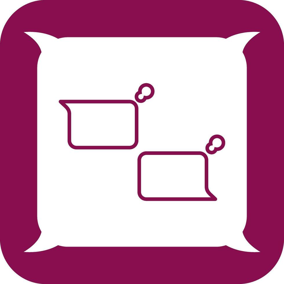 Unique Chatting Vector Icon