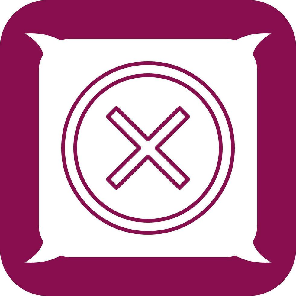 Do Not Cross Vector Icon