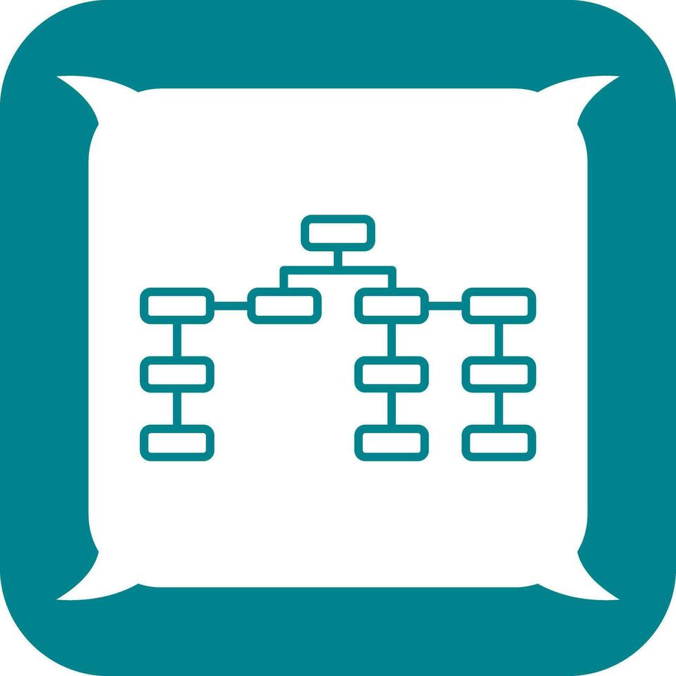 Unique Seo Structure Vector Icon
