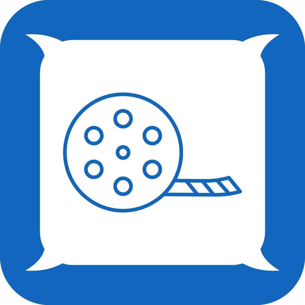 Unique Film Reel Vector Icon