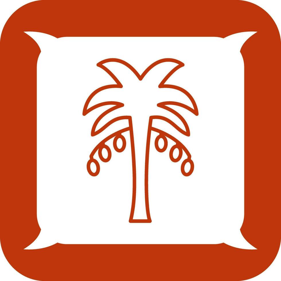 Coconut trees Vector Icon
