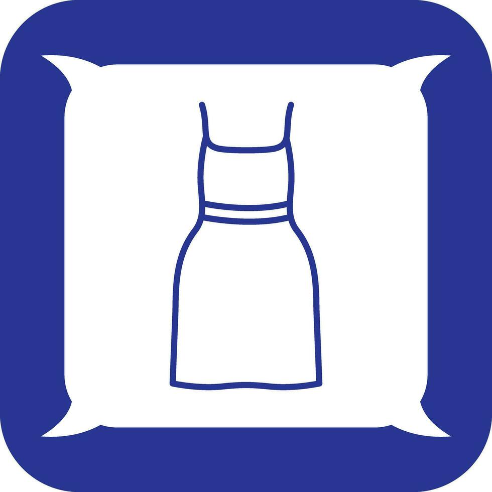 Cocktail Dress Vector Icon