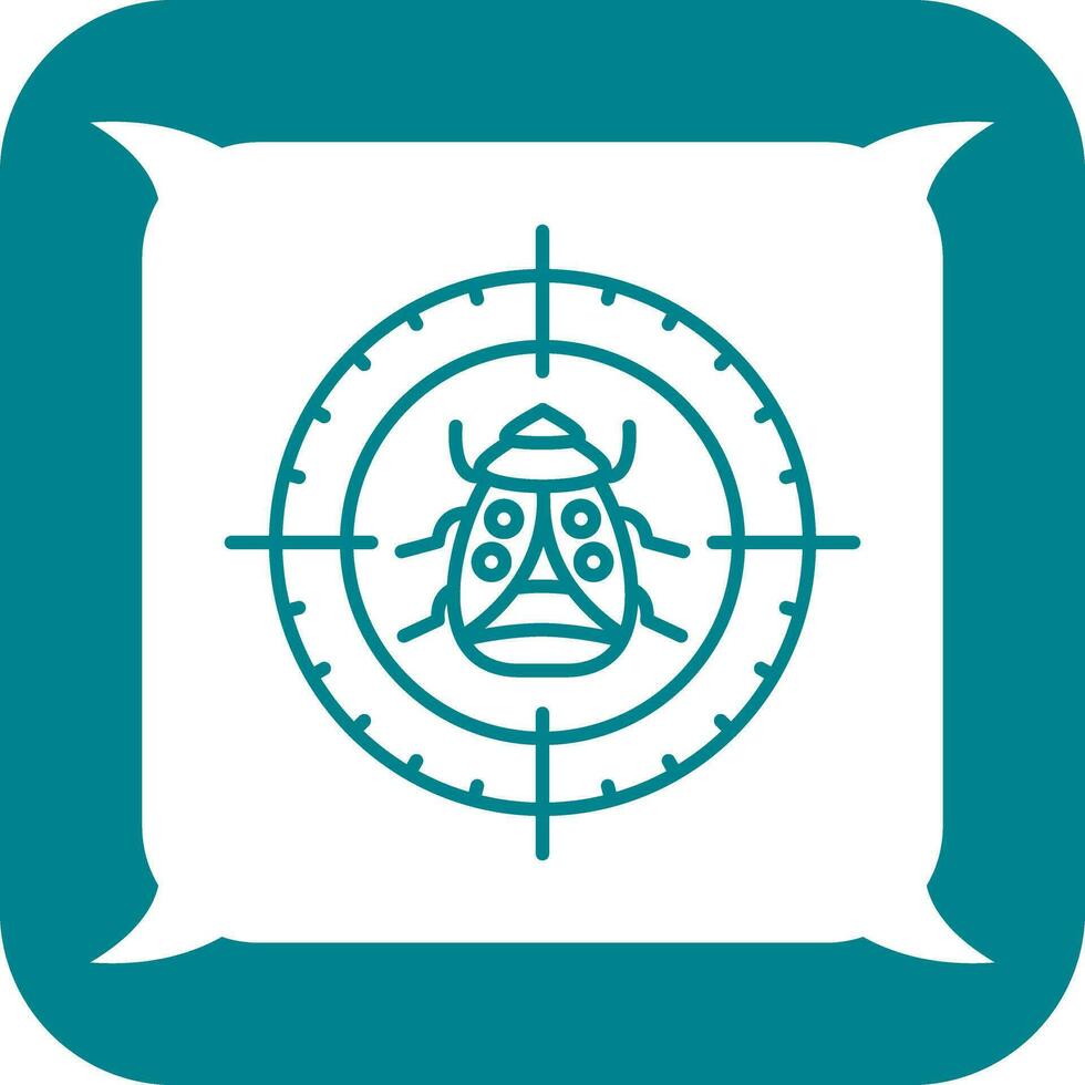 Bug Target Vector Icon