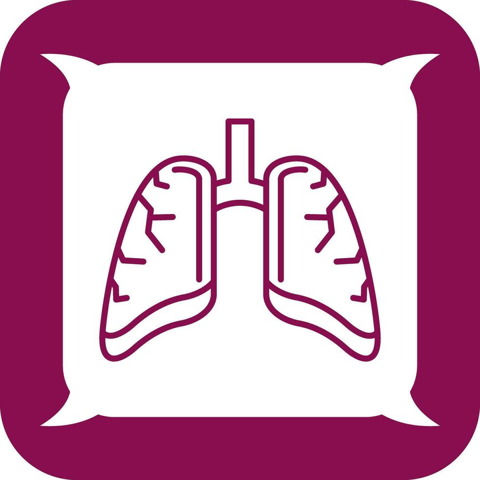 Lungs Vector Icon