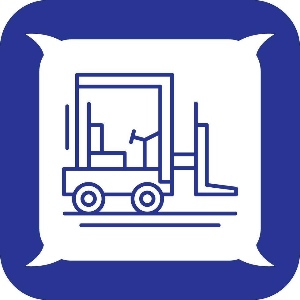 Forklift Vector Icon