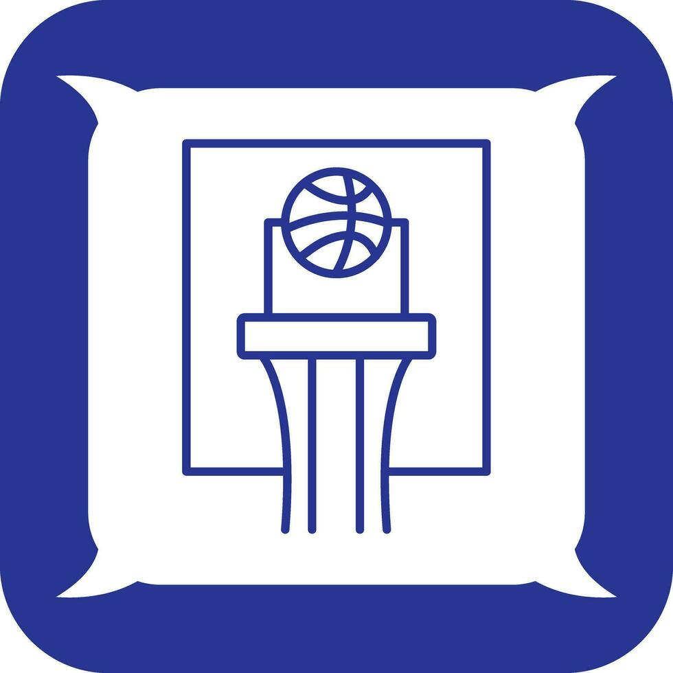 icono de vector de baloncesto