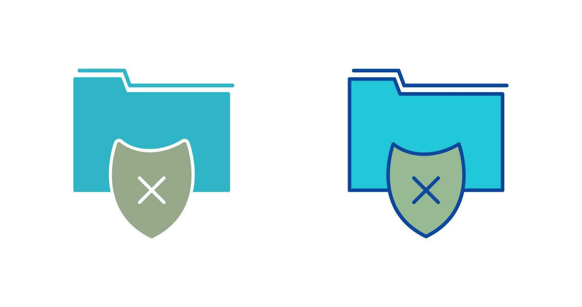 Vulnerable Folder Vector Icon
