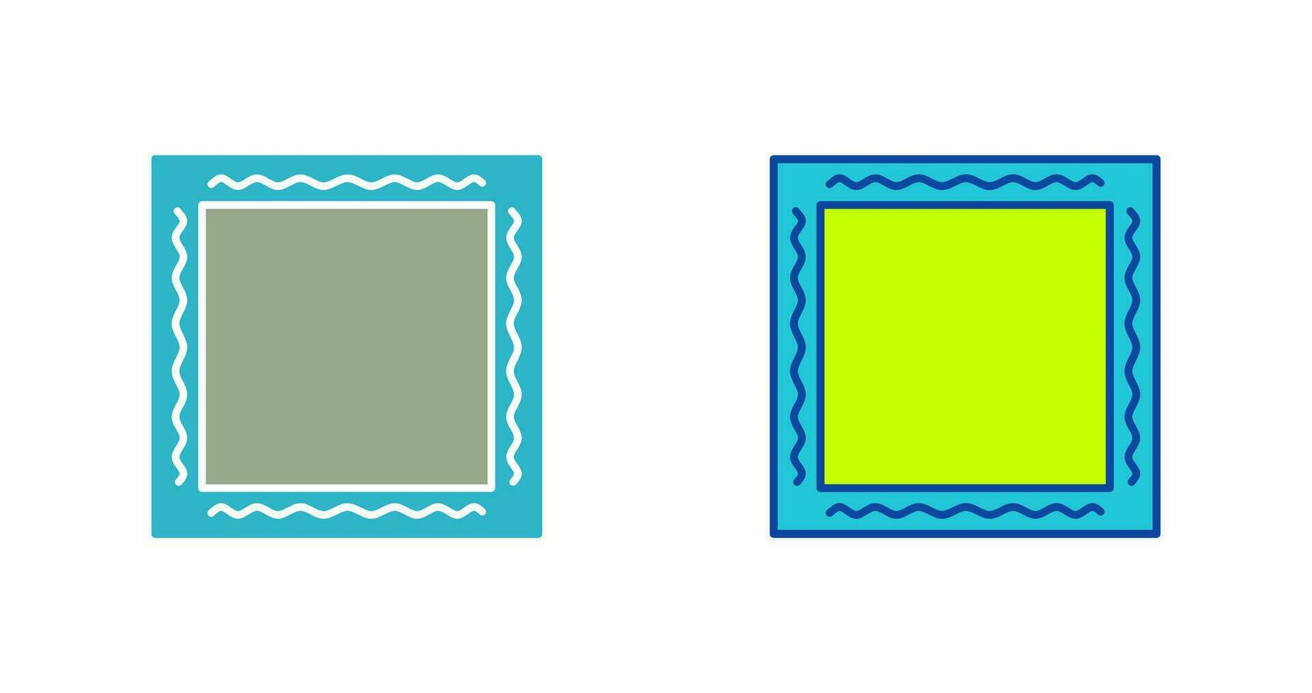 Unique Frame Vector Icon