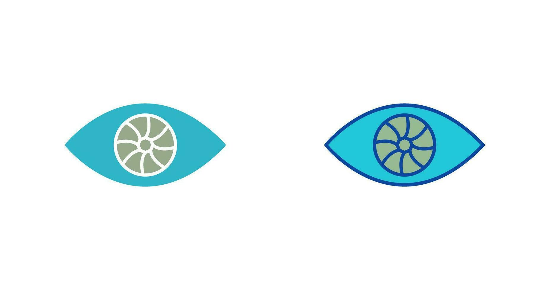 Unique Eye Vector Icon