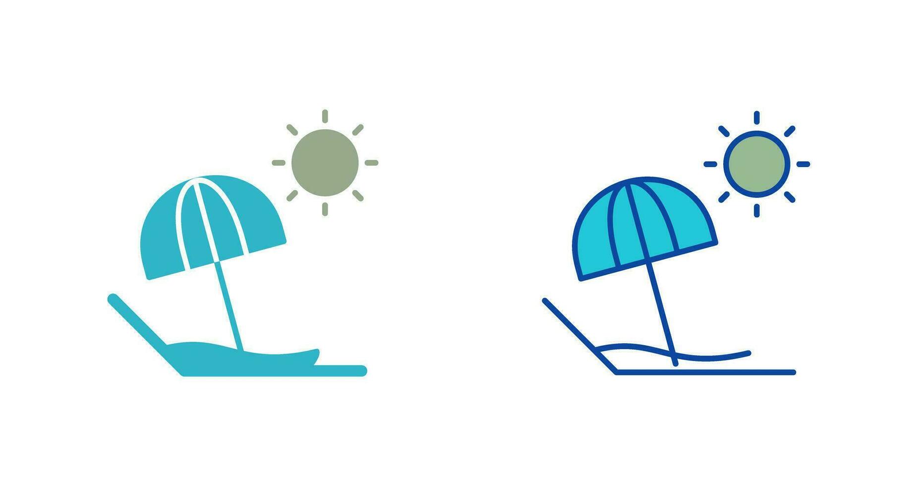 Beach Vector Icon