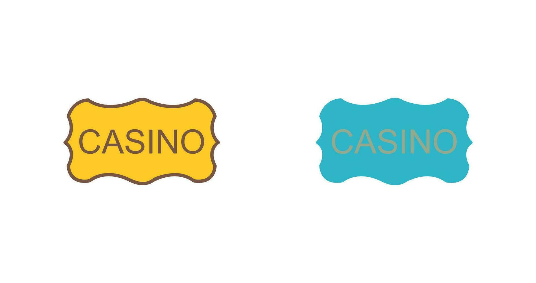 Casino Sign Vector Icon