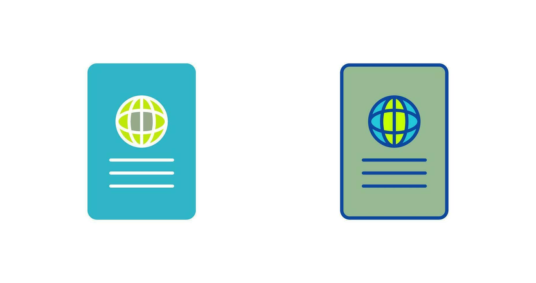 Unique Global Report Vector Icon