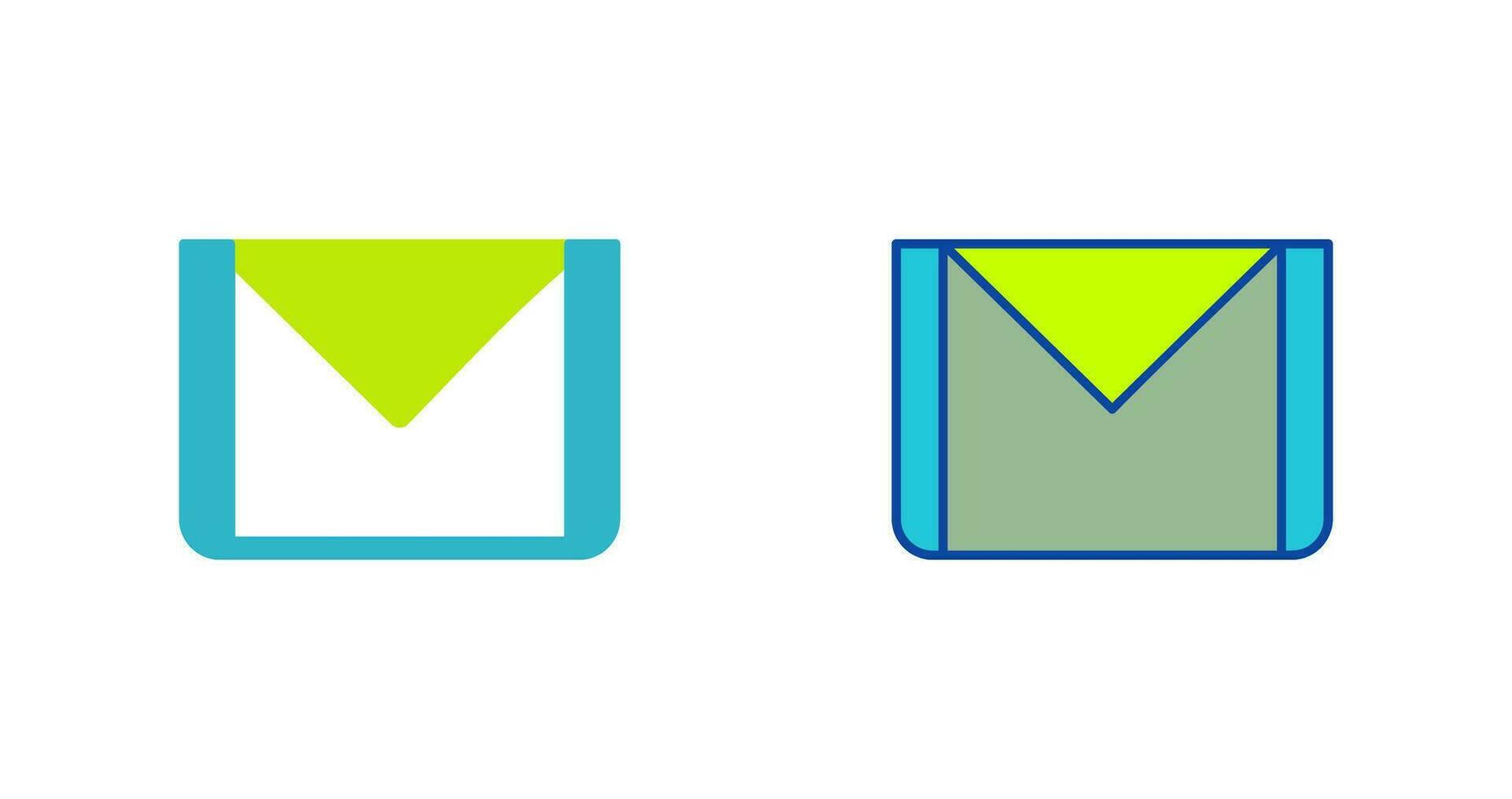 icono de vector de correo electrónico único