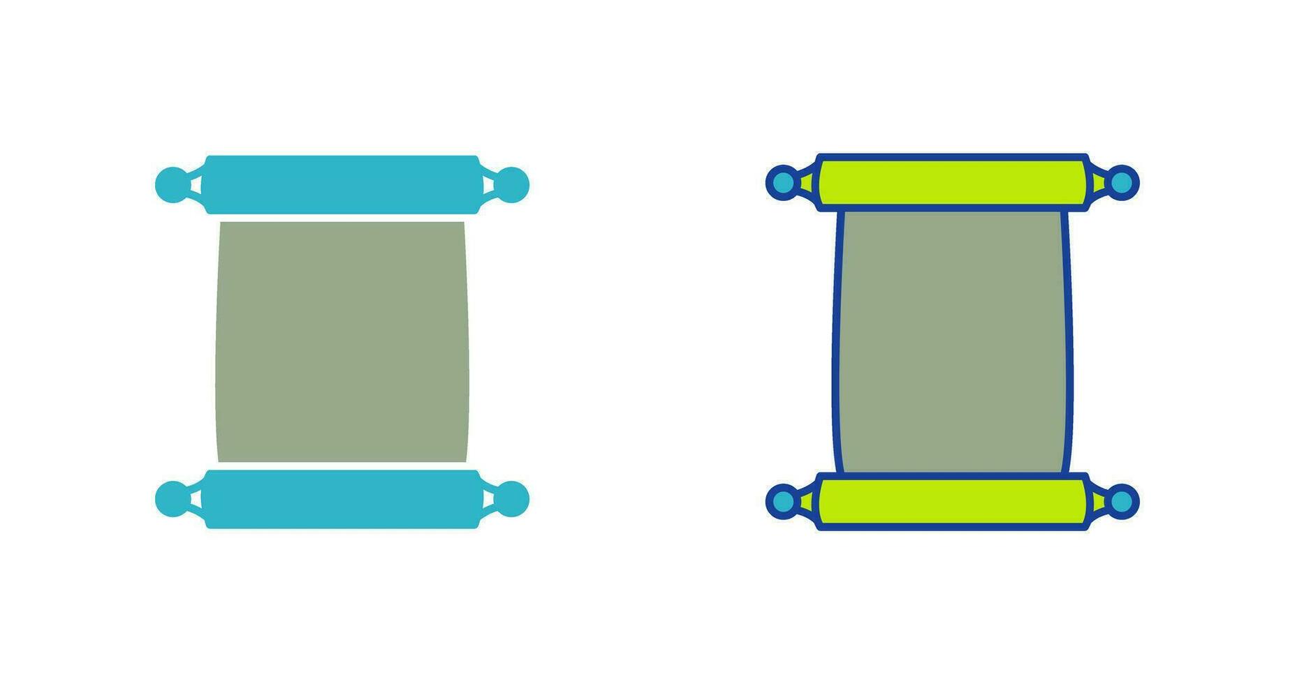Scroll of Paper Vector Icon