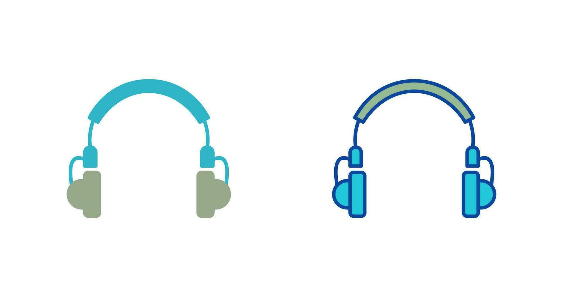 Unique Headphones Vector Icon