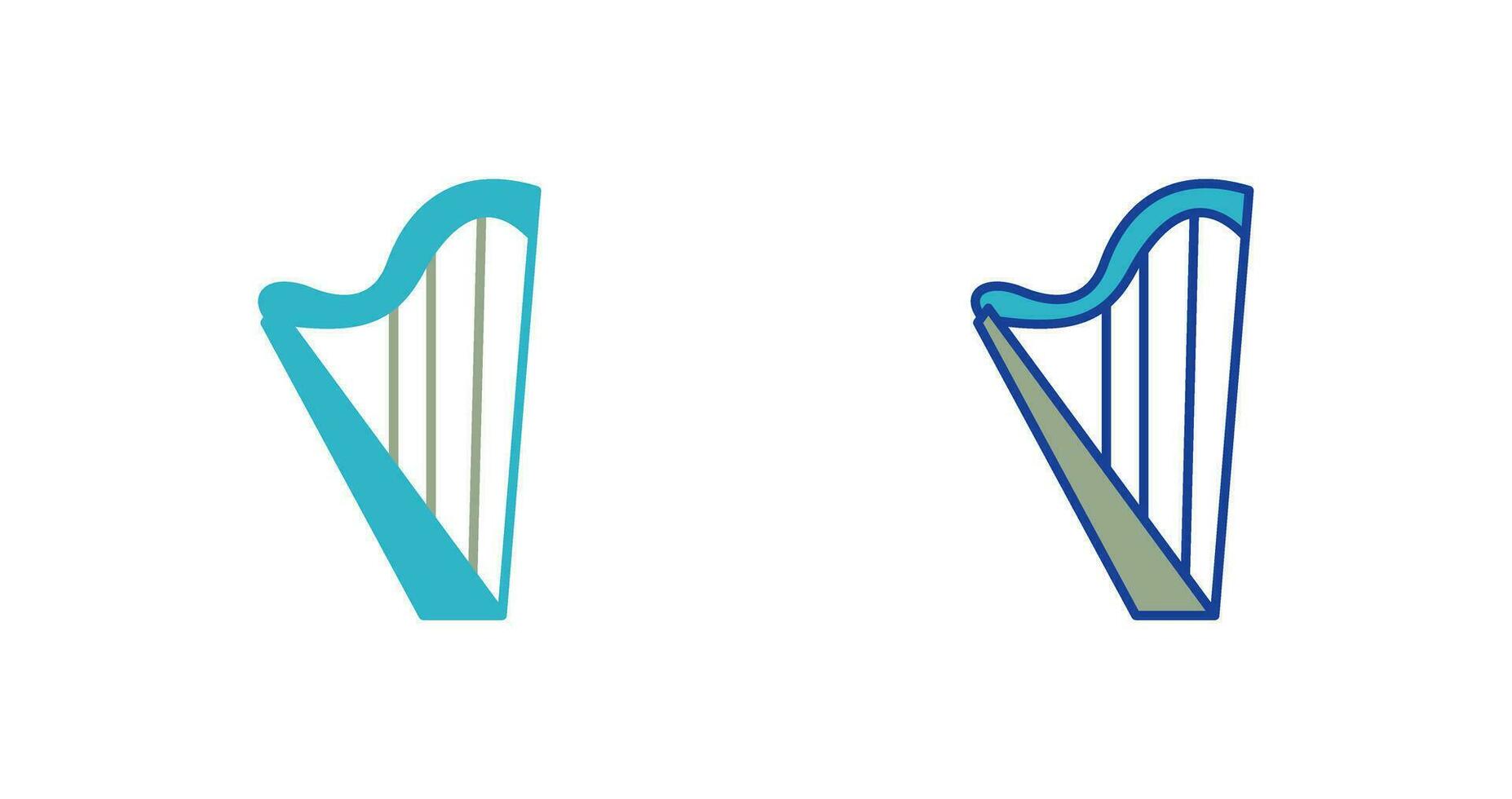 Harp Vector Icon