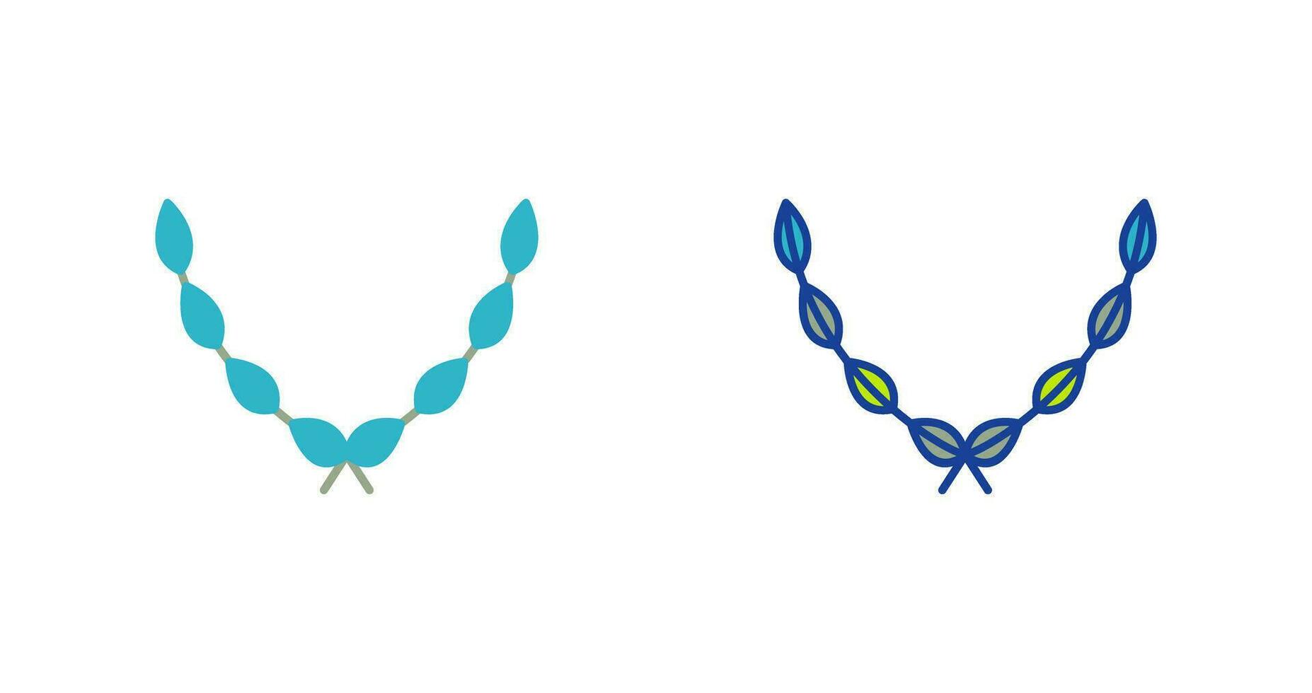 Leaves Wreath Vector Icon