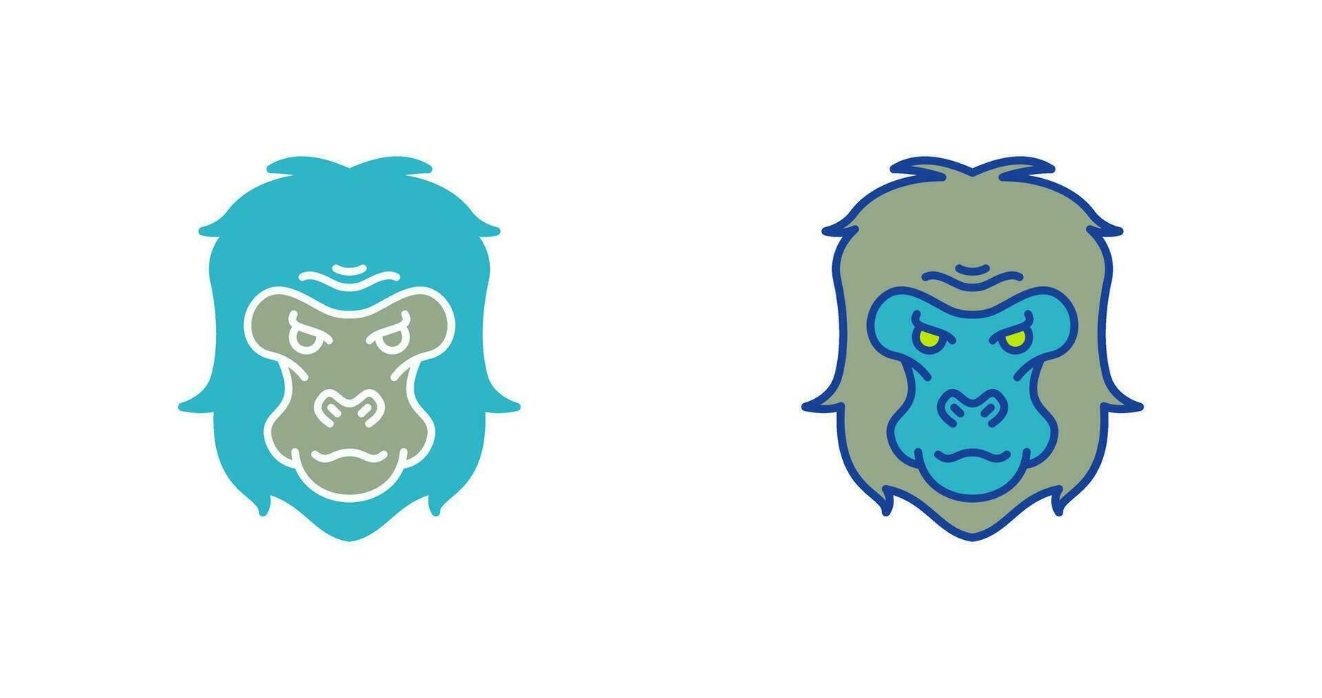 Gorilla Vector Icon