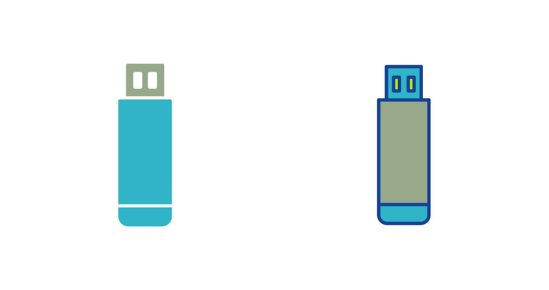 USB Drive Vector Icon