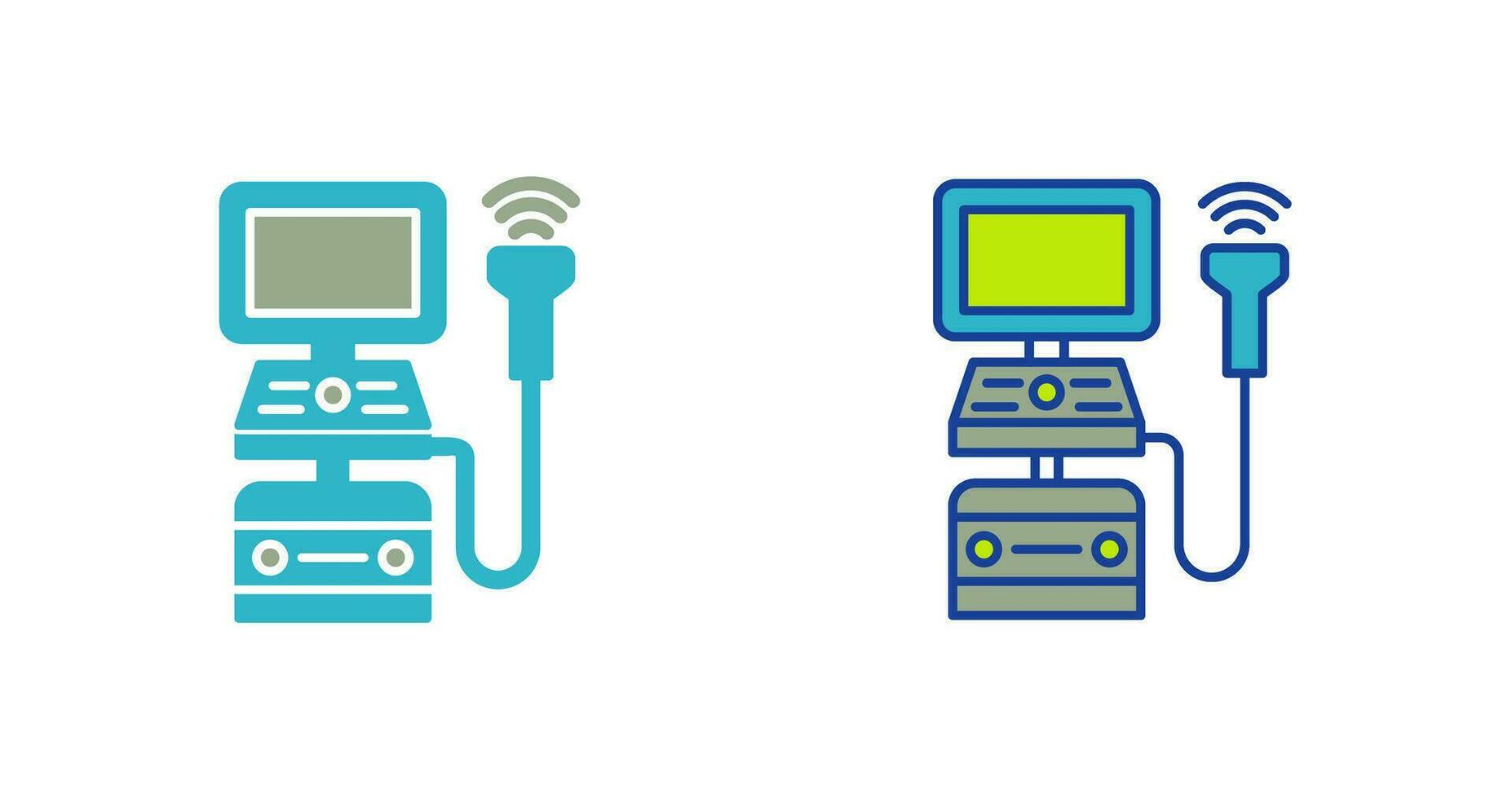 Ultrasound Machine Vector Icon