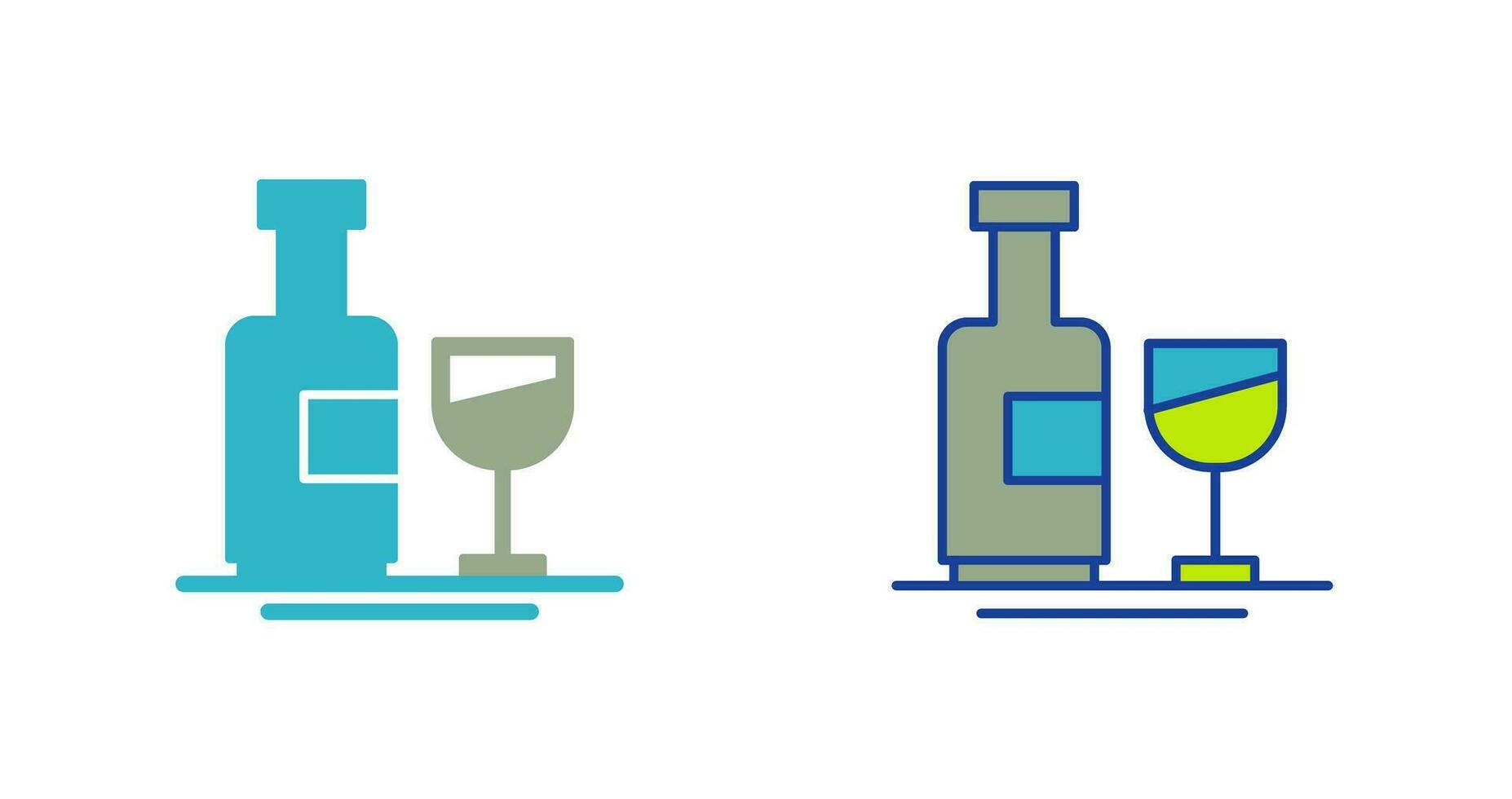 Wine Bottle Vector Icon