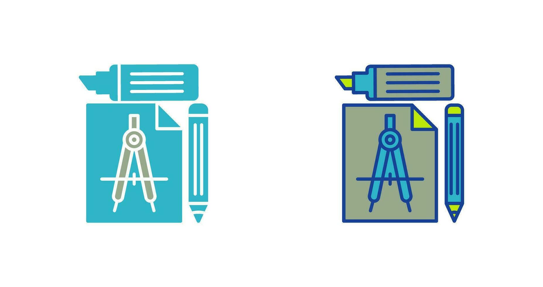 Study Tools Vector Icon