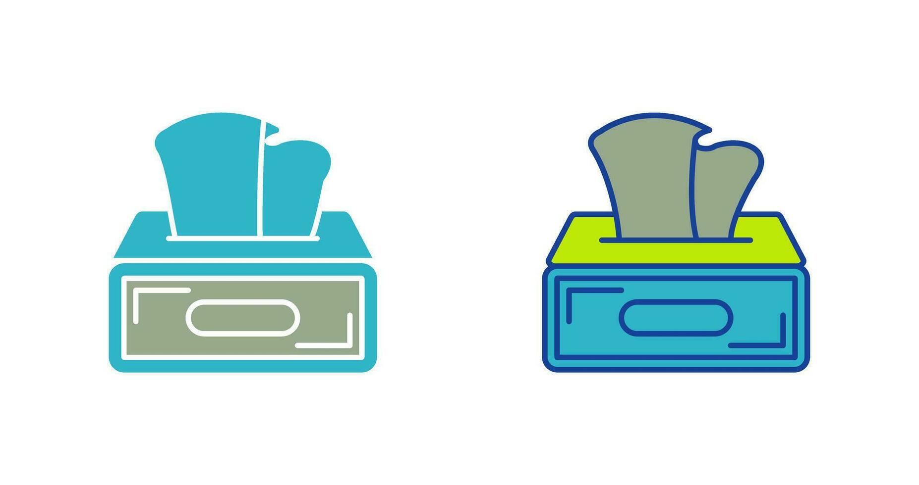 Tissue Box Vector Icon