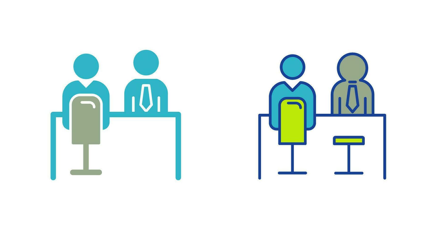 Employee Interview Vector Icon