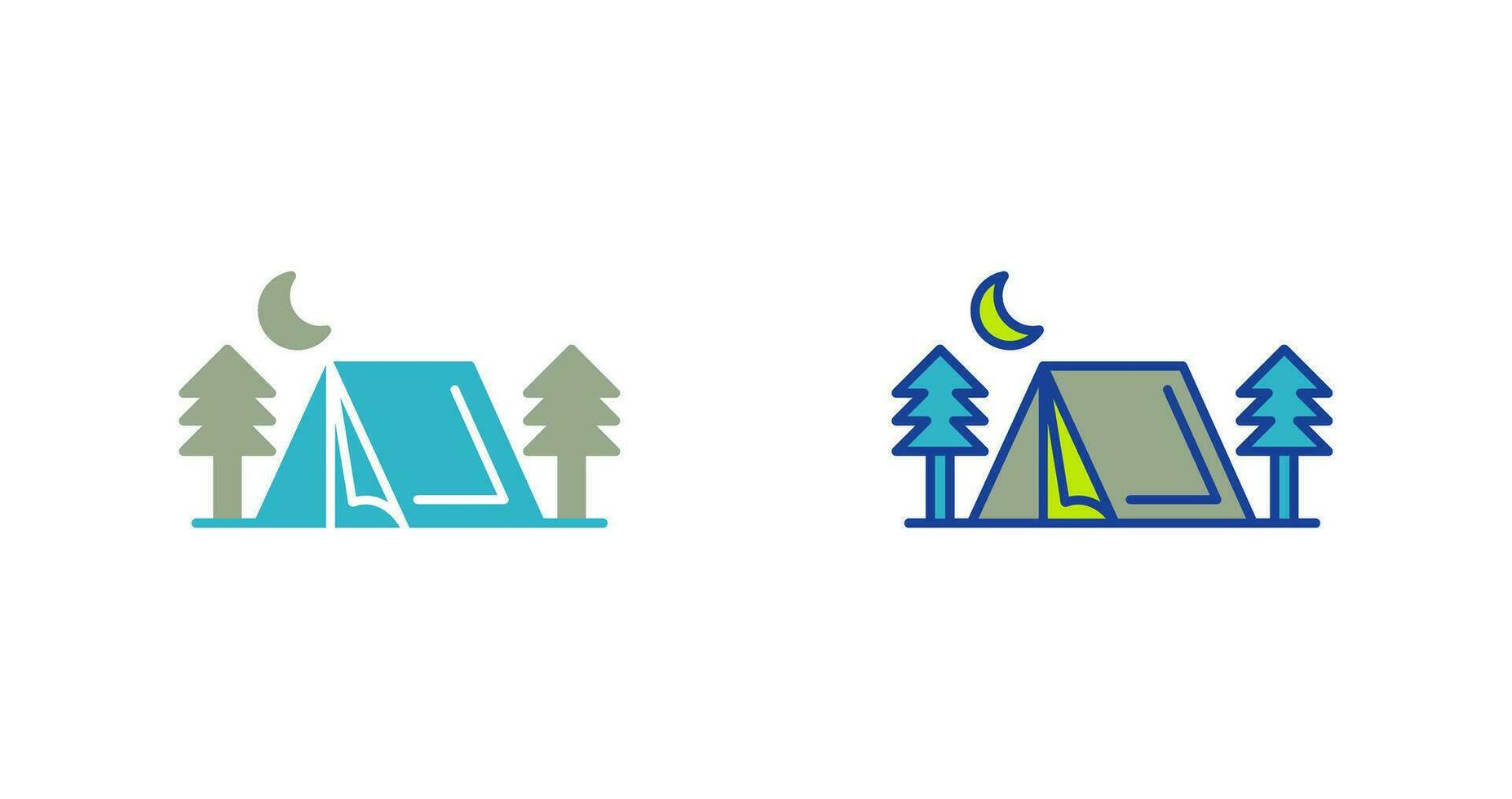 Tent Vector Icon