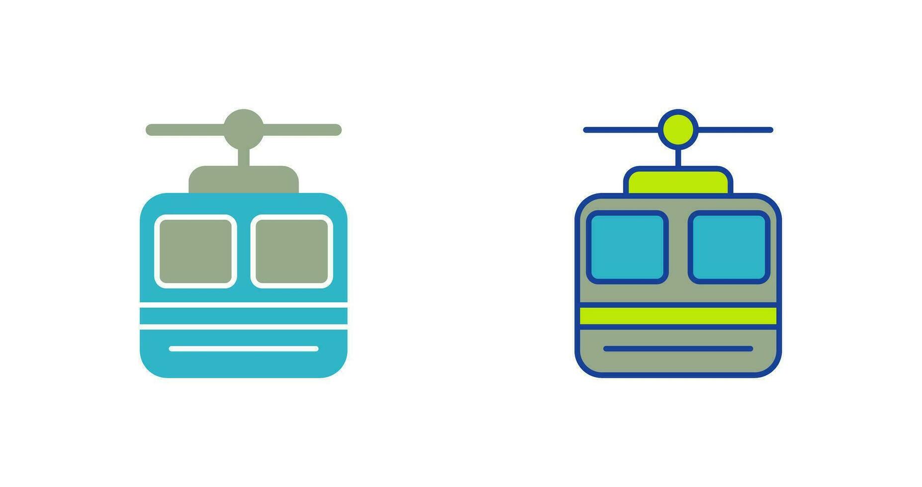 Cable car Vector Icon