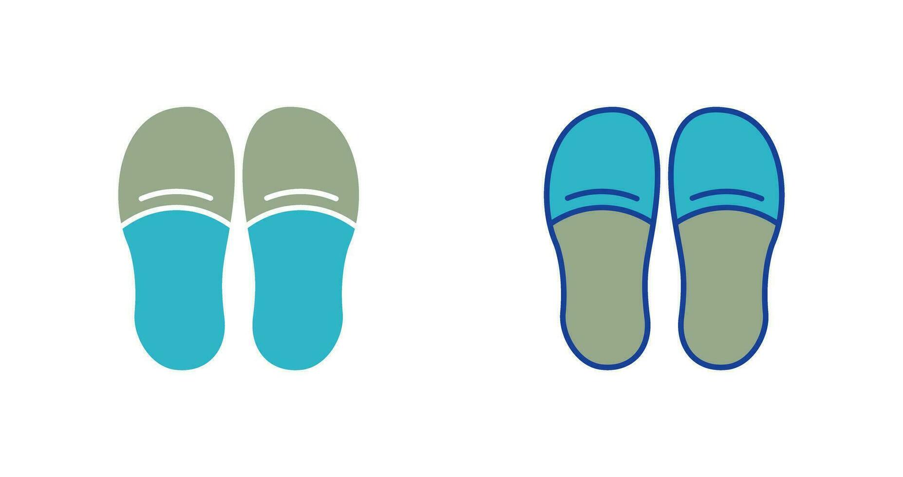 Slippers Vector Icon