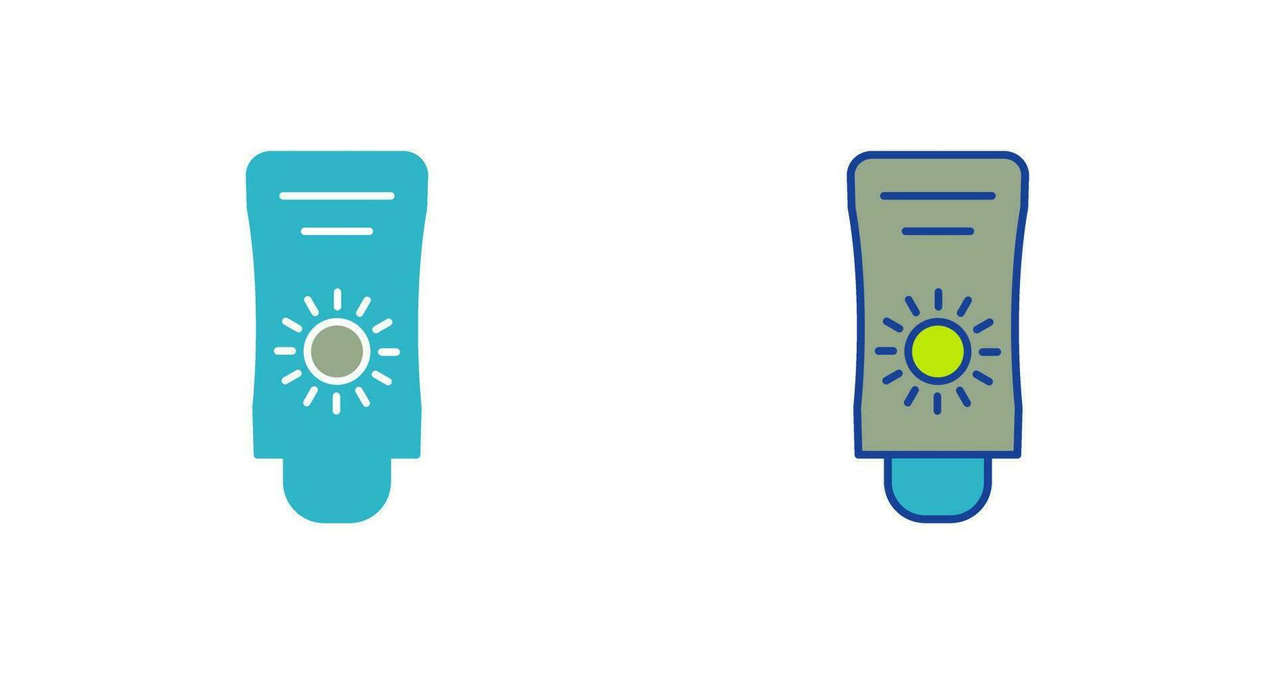 Sun Cream Vector Icon