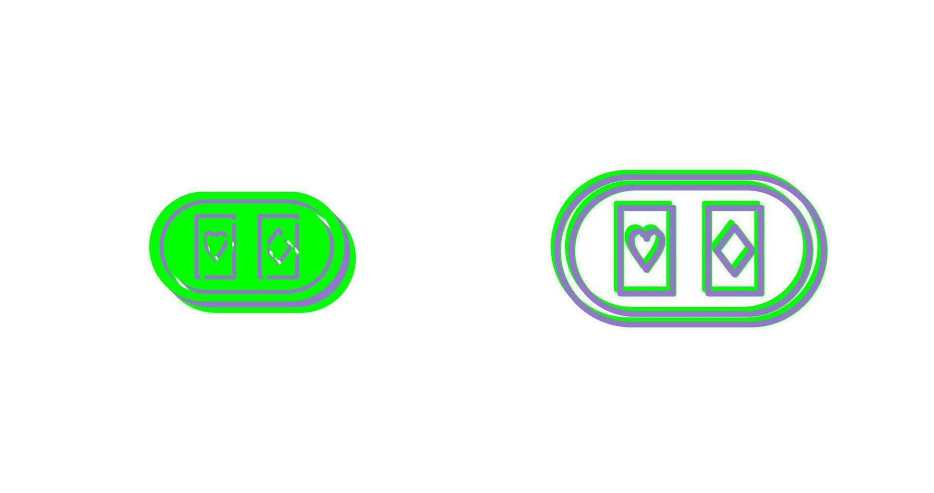 Cards Table Vector Icon
