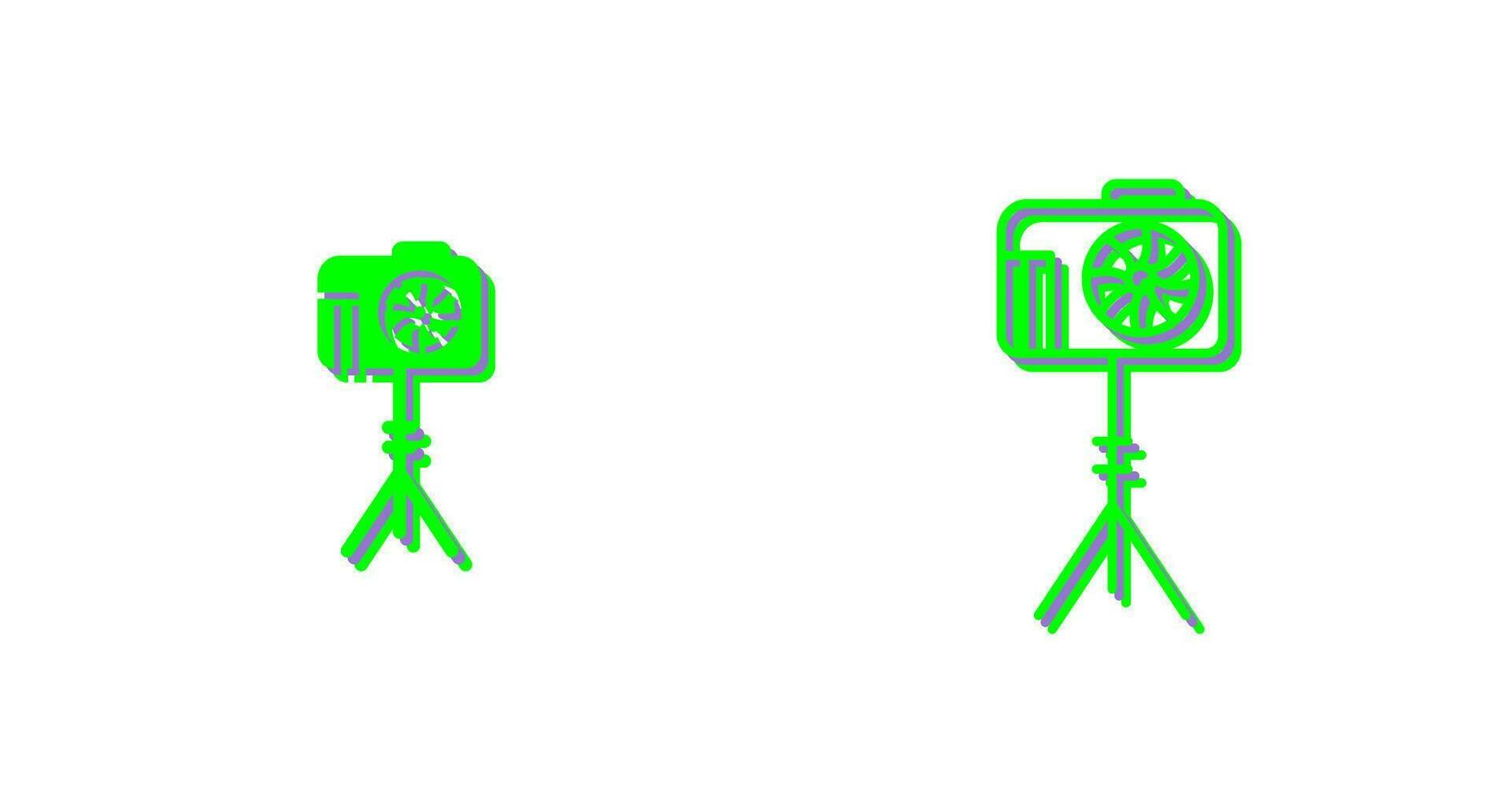 Unique Camera Stand Vector Icon