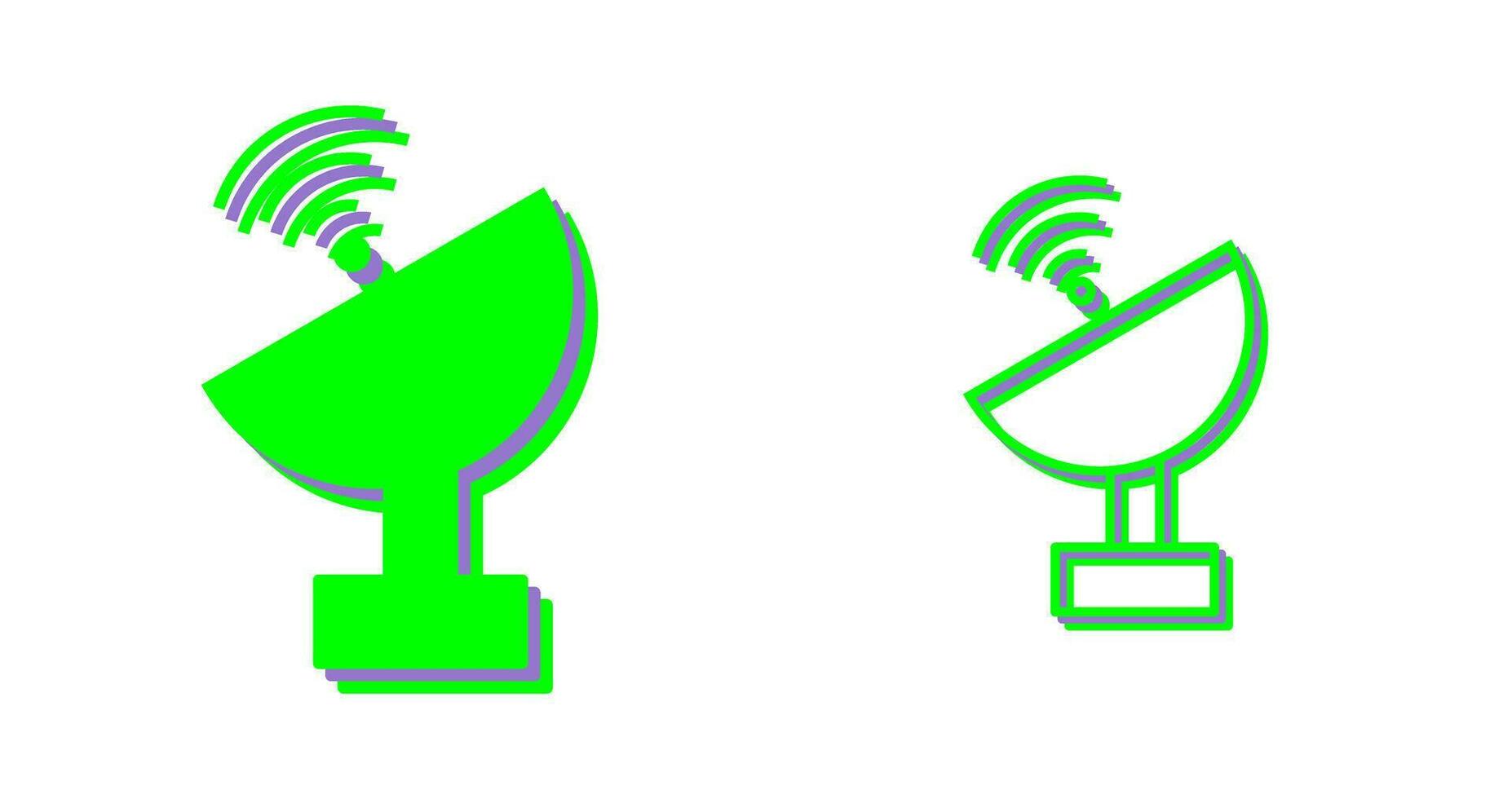 Unique Satellite Vector Icon
