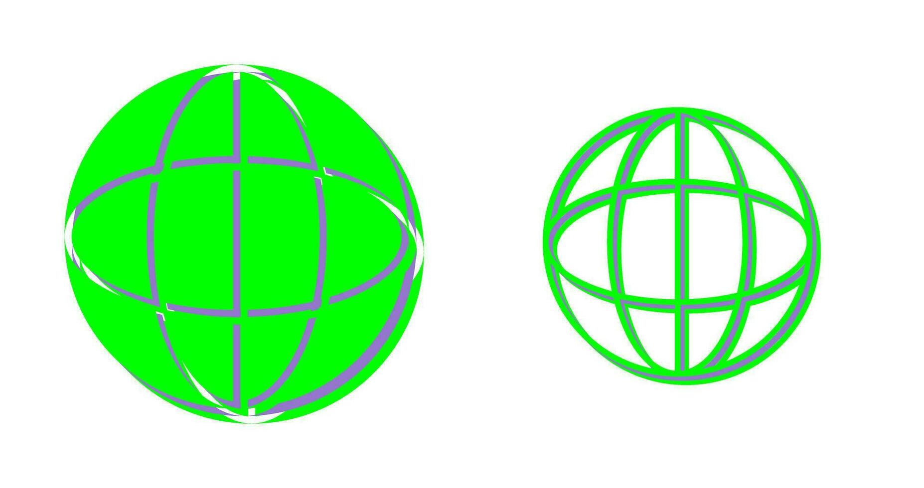 Unique Globe Vector Icon