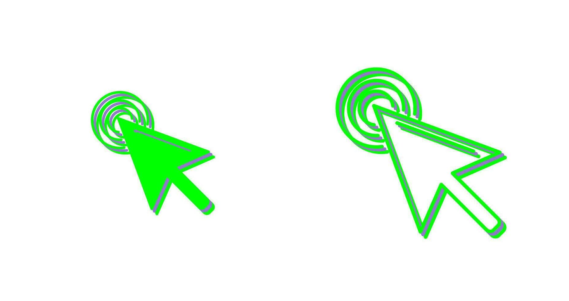 Unique Click Vector Icon