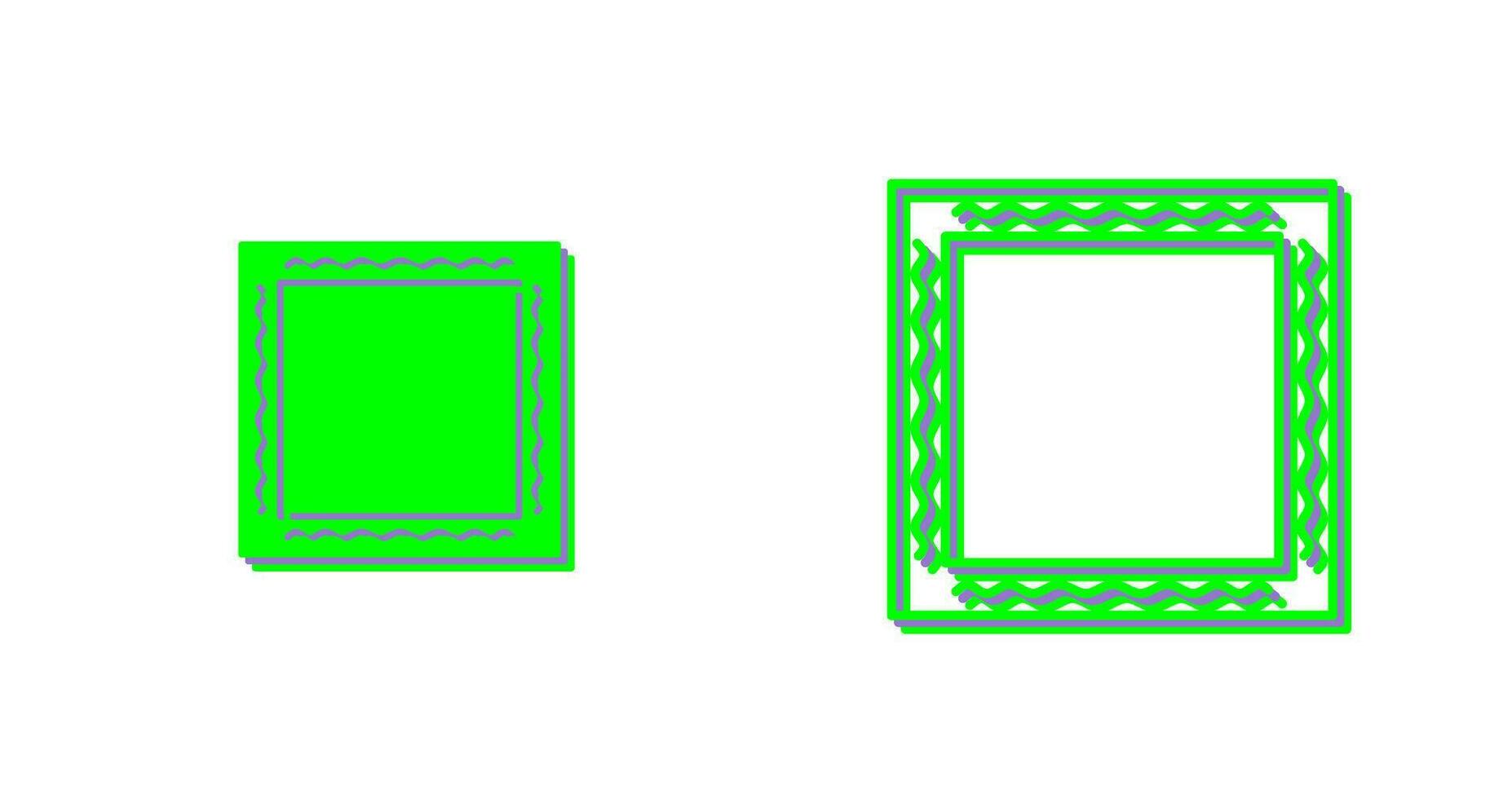 Unique Frame Vector Icon