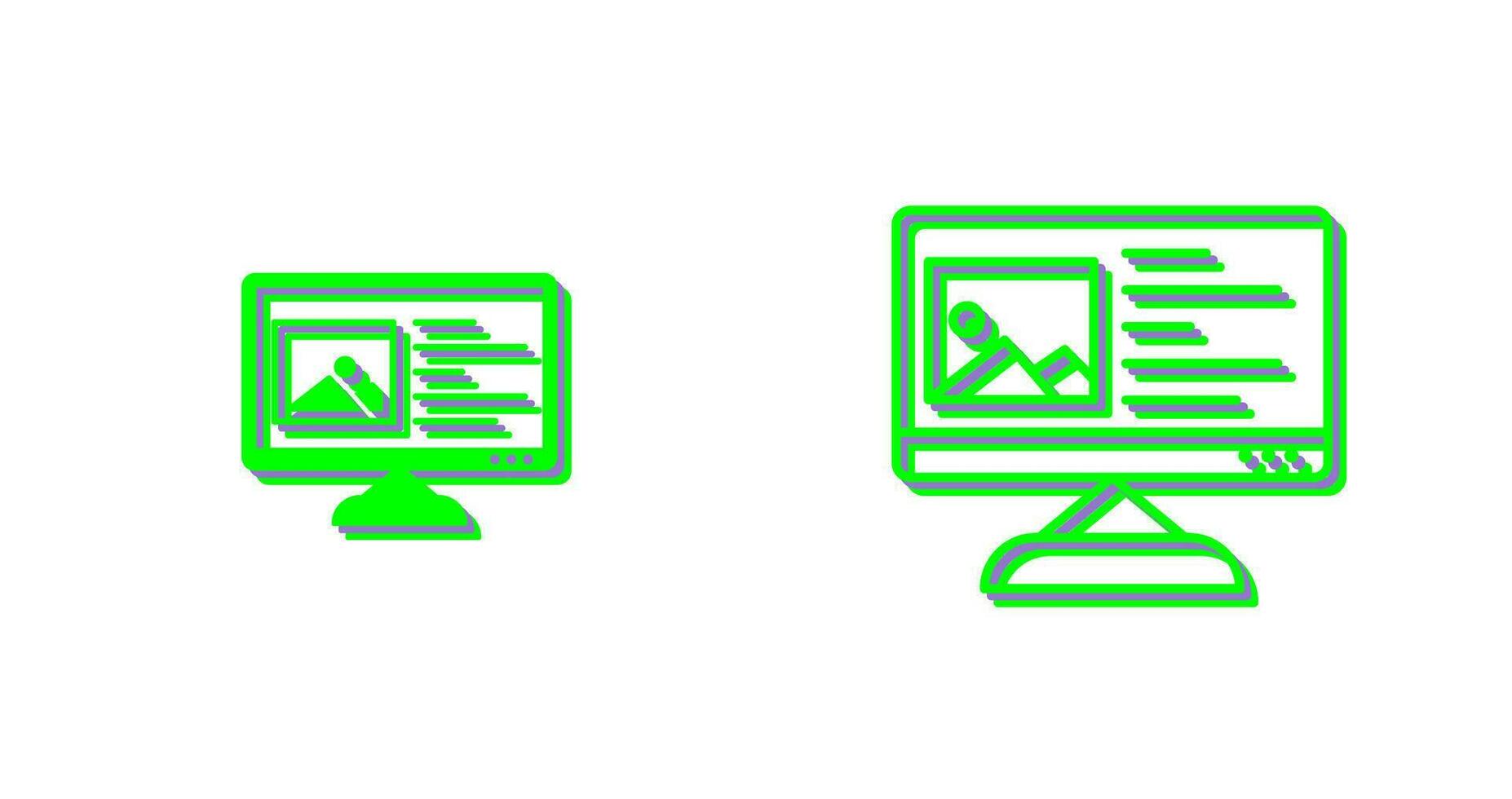 Unique Content Planning Vector Icon