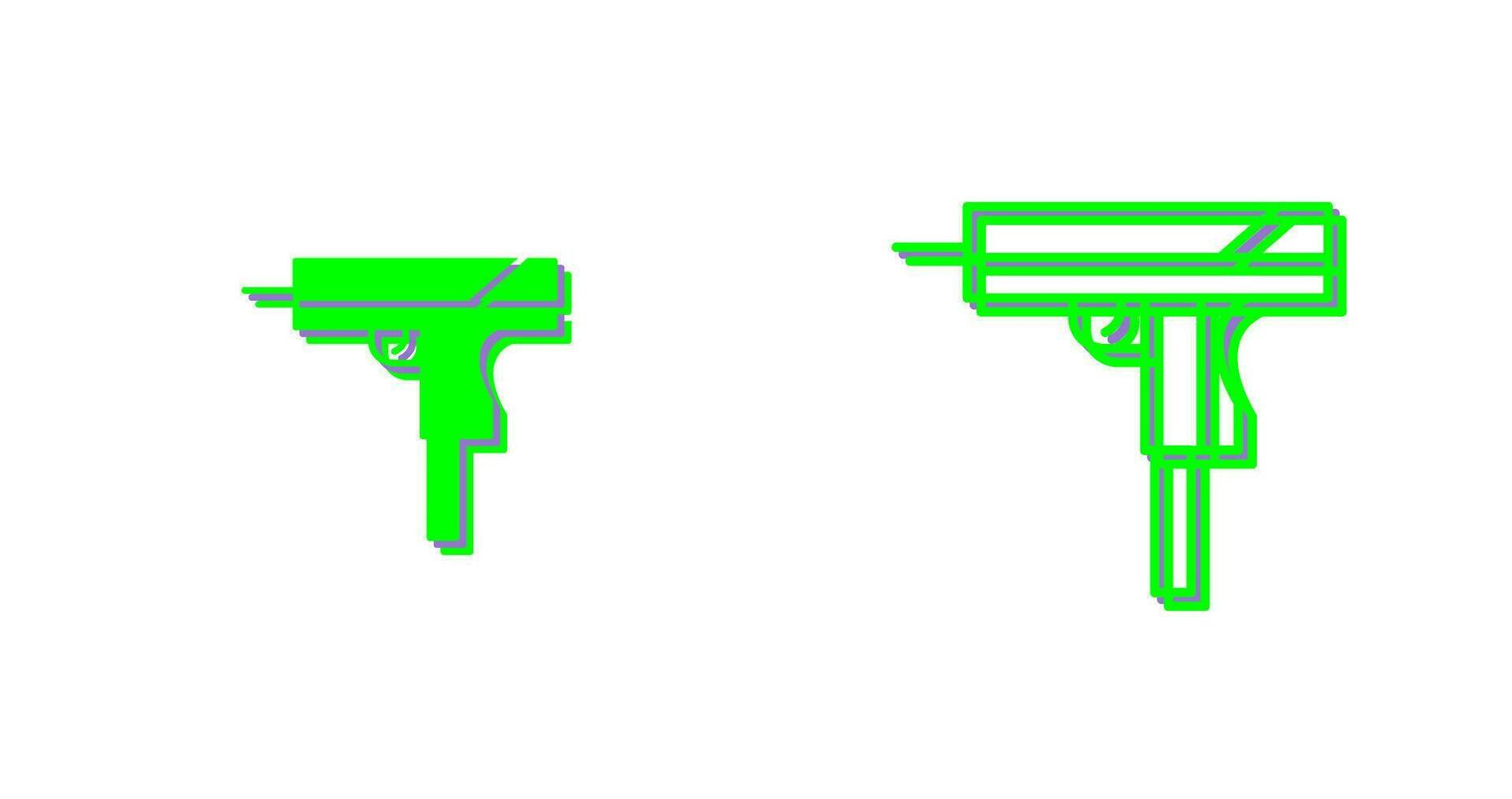 icono de vector de arma única