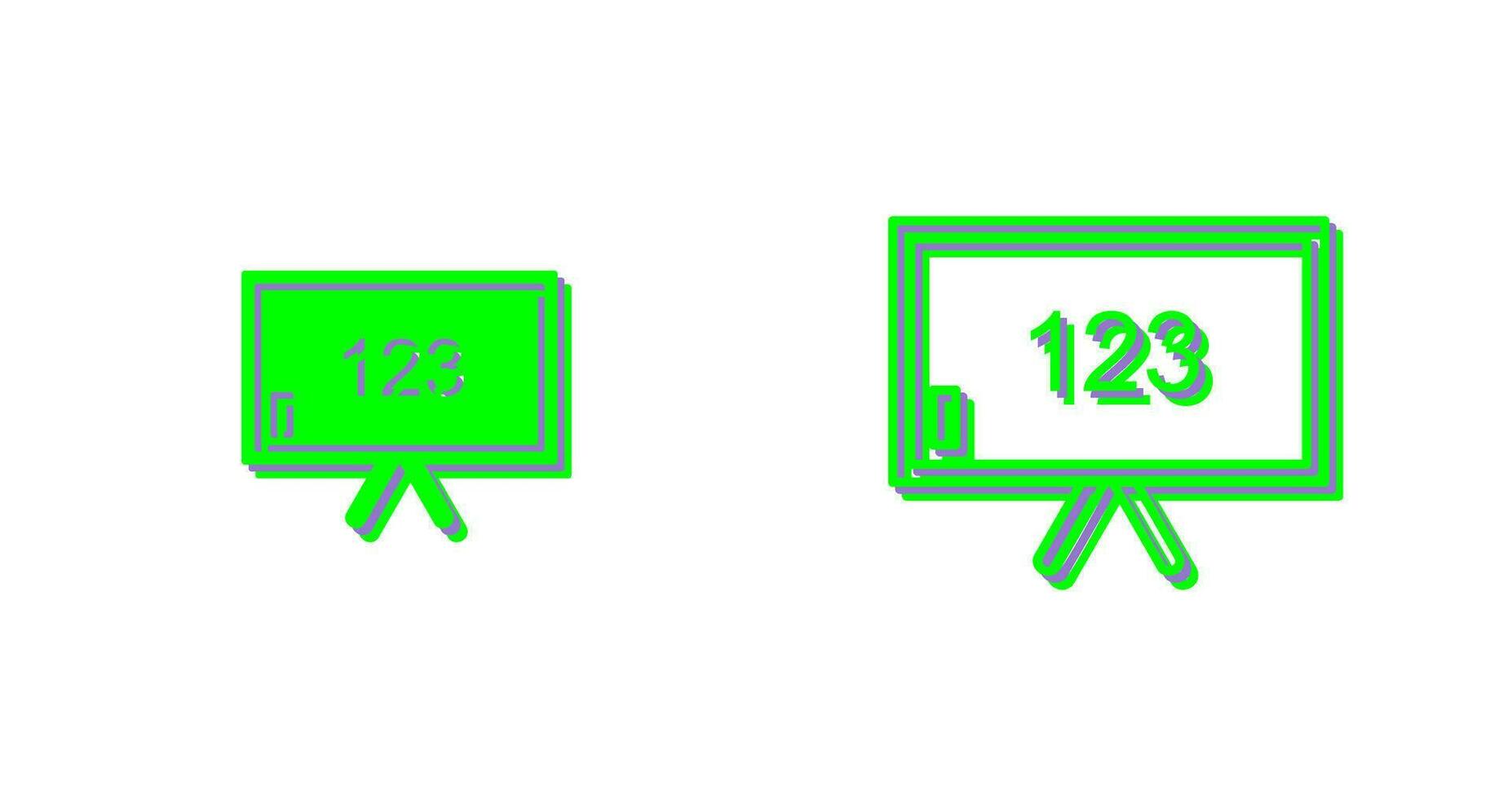 Unique Classroom Board Vector Icon