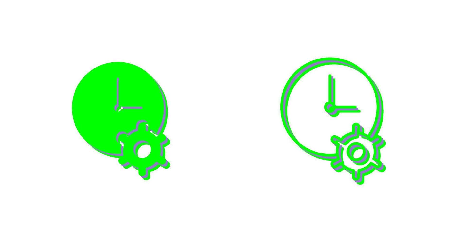 Unique Time Optimization Vector Icon