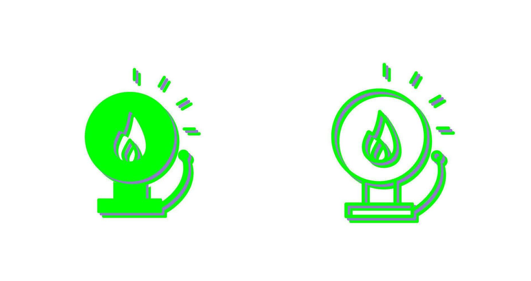 Unique Fire Alert Vector Icon