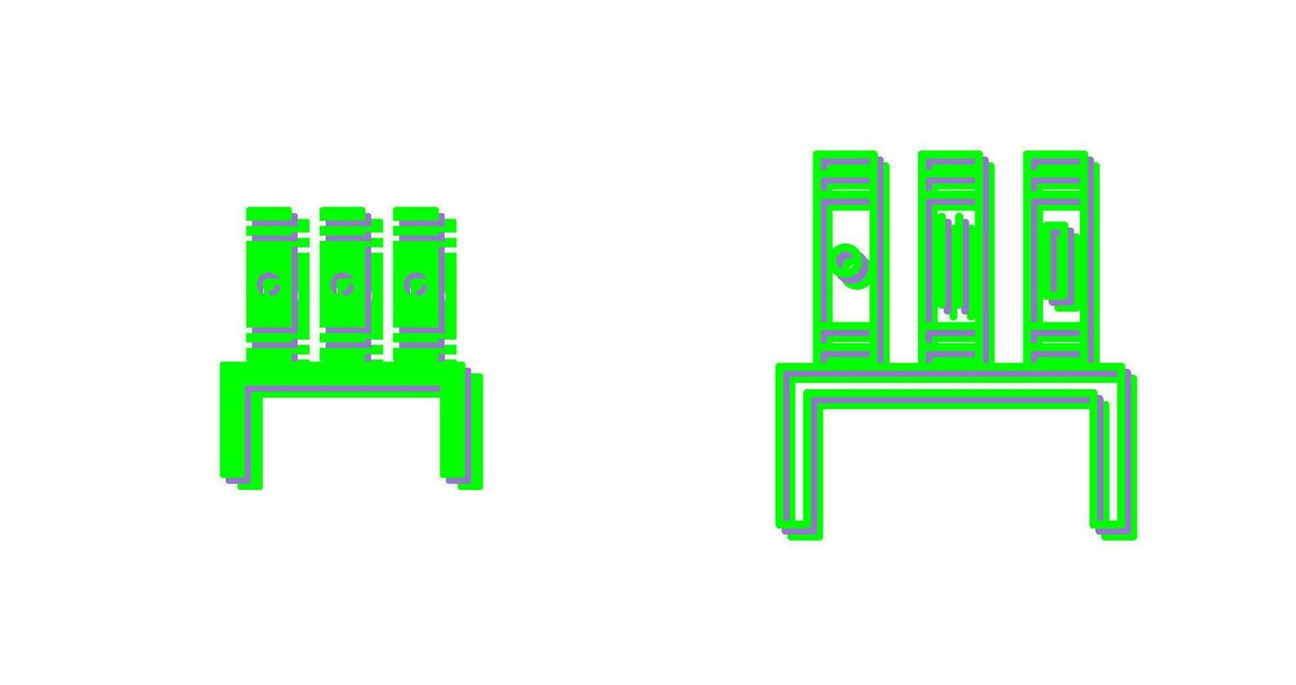 icono de vector de soporte de libro único