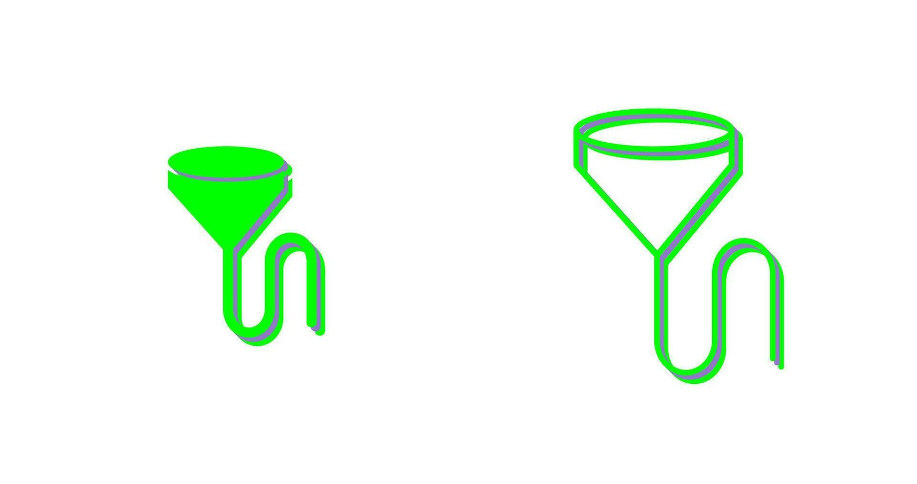 Unique Beer Bong Vector Icon